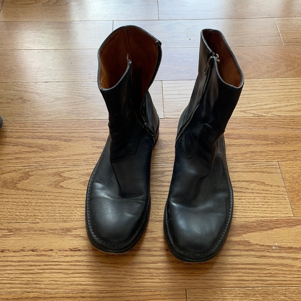 John Varvatos Made in Italy Side Zip Boots